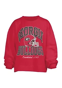 NCAA Georgia Bulldogs Cavelli Janise Fleece Pullover