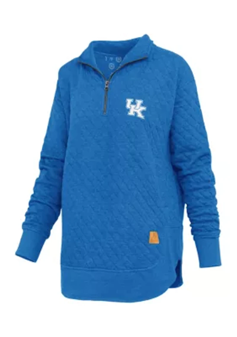 NCAA Kentucky Wildcats North Fork Roseburg Quilted Fleece Pullover