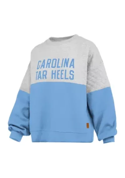 NCAA North Carolina Tar Heels Kaia Priscilla Quilted Fleece Pullover