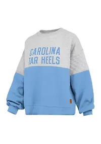 NCAA North Carolina Tar Heels Kaia Priscilla Quilted Fleece Pullover