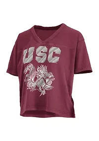 NCAA South Carolina Gamecocks Sycamore Pieced Waist Length Top