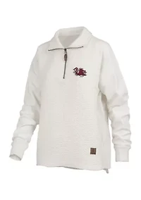 NCAA South Carolina Gamecocks Salem Bubble Knit Quarter Zip Pullover