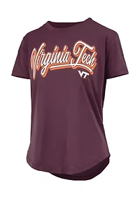 NCAA Virginia Tech Hokies Harlow Glitter T-Shirt