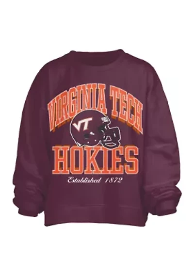 NCAA Virginia Tech Hokies Cavelli Janise Fleece Pullover