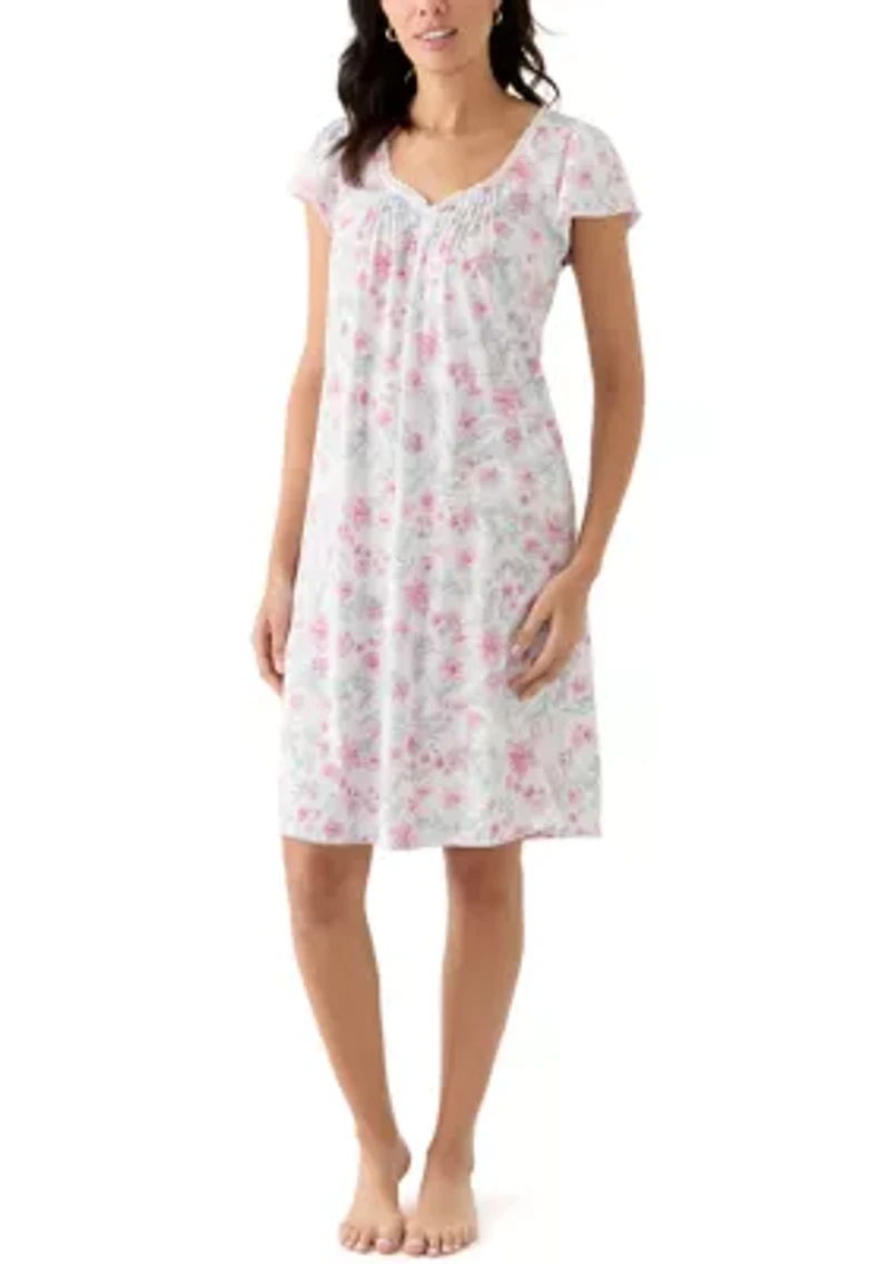 Silkyknit Short Gown