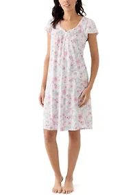 Silkyknit Short Gown