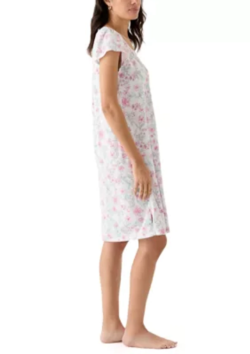 Silkyknit Short Gown