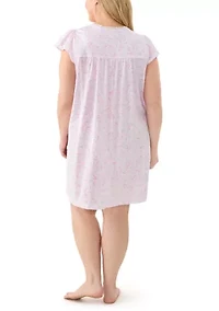 Plus Printed Nightgown