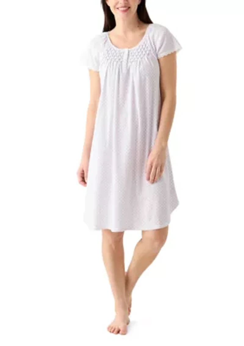 Women's Short Sleeve Nightgown