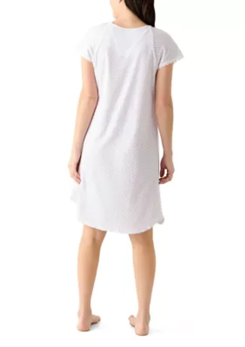 Women's Short Sleeve Nightgown