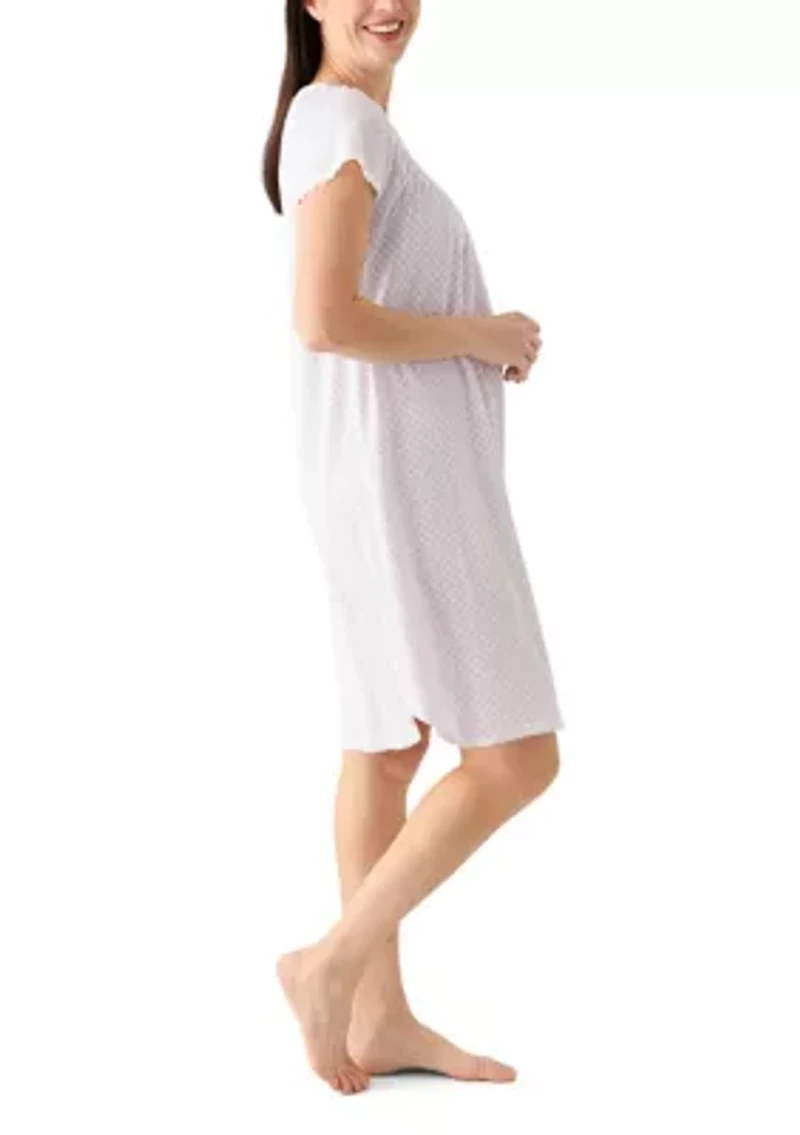 Women's Short Sleeve Nightgown