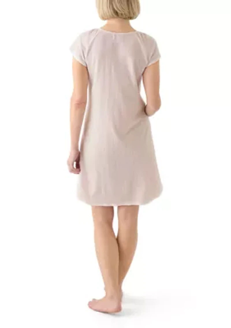 Short Cap Sleeve Nightgown