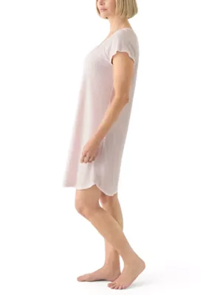 Short Cap Sleeve Nightgown