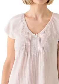 Short Cap Sleeve Nightgown