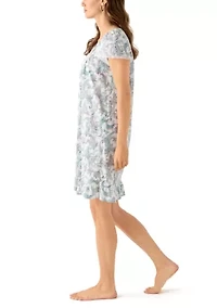 Women's Short Flutter Sleeve Gown