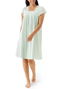 Women's Short Flutter Sleeve Night Gown