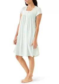 Women's Short Flutter Sleeve Night Gown