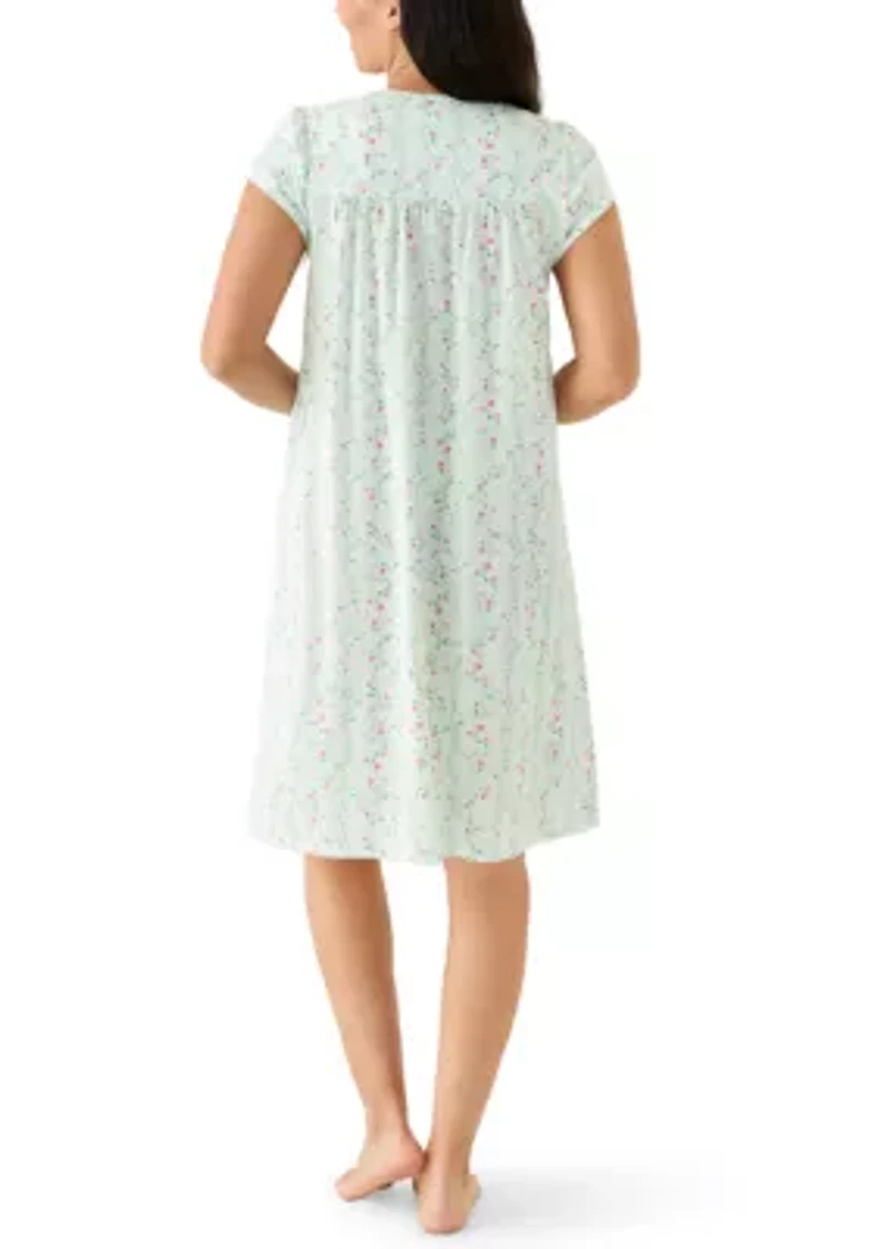 Women's Short Flutter Sleeve Nightgown