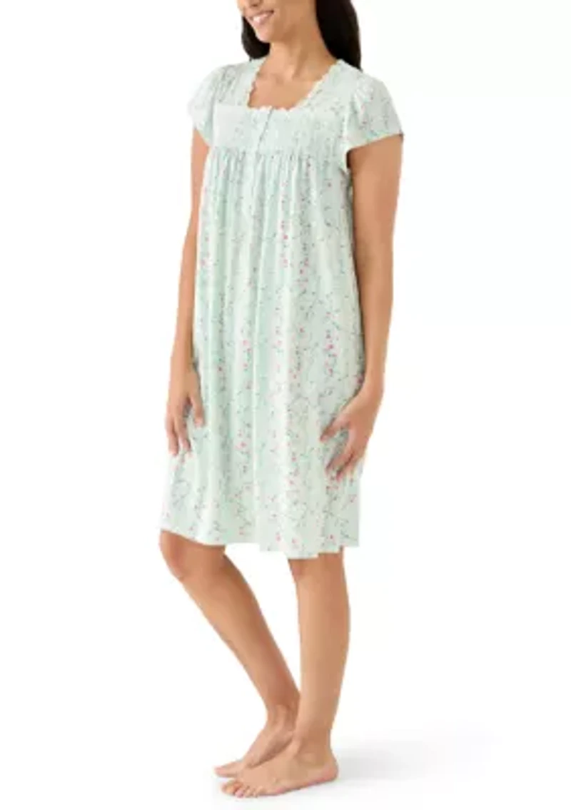 Women's Short Flutter Sleeve Nightgown