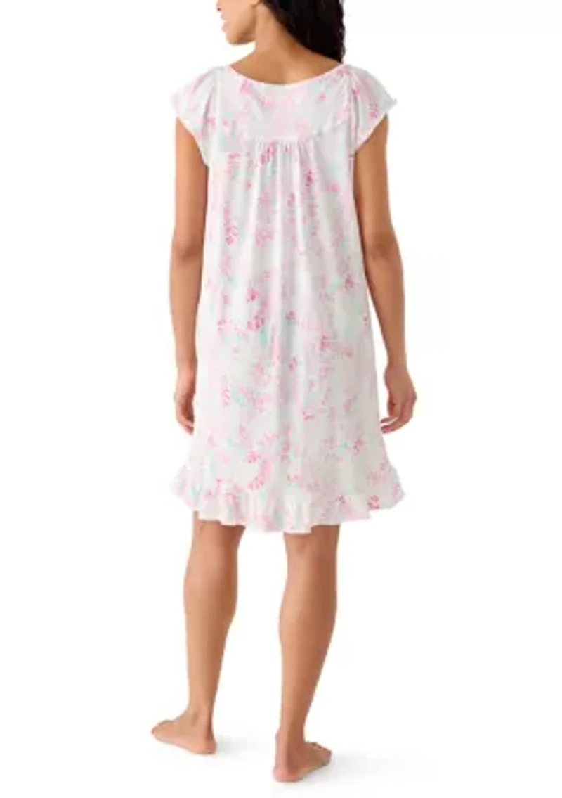 Women's Silky Knit Short Nightgown