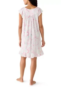 Women's Silky Knit Short Nightgown