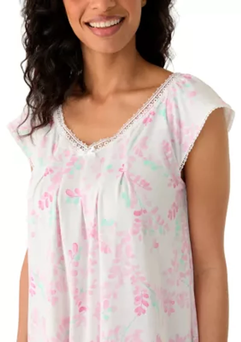 Women's Silky Knit Short Nightgown