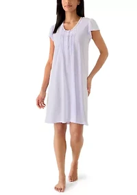 Women's Knit Flutter Sleeve Nightgown