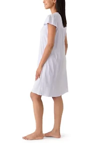 Women's Knit Flutter Sleeve Nightgown