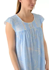 Women's Silky Knit Short Sleep Gown