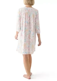 Women's Cottonessa Long Sleeve Short Gown
