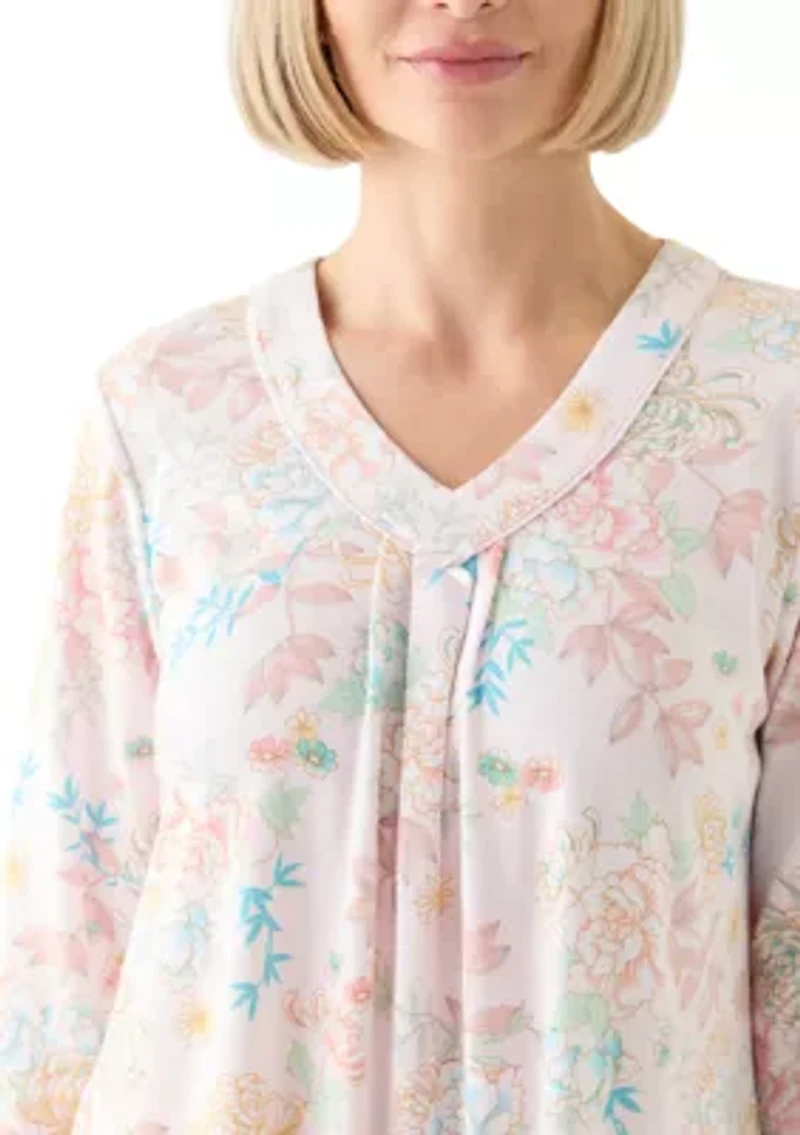 Women's Cottonessa Long Sleeve Short Gown