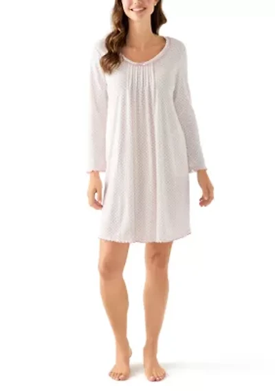 Cottonessa Long Sleeve Short Gown