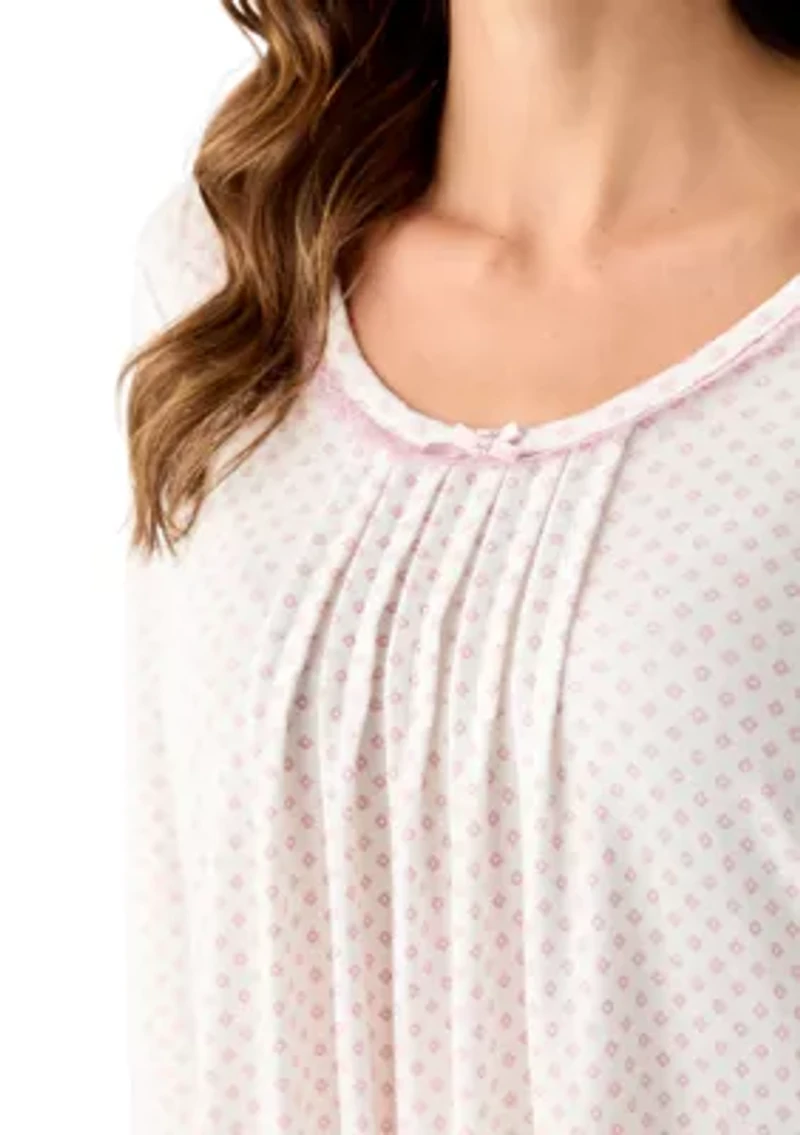 Cottonessa Long Sleeve Short Gown