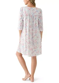 Women's Short Silky Knit Gown