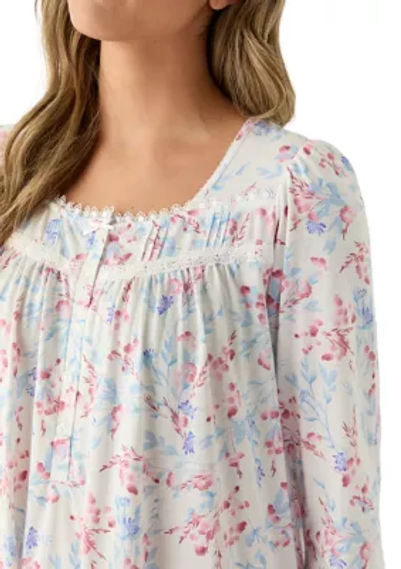 Women's Short Silky Knit Gown