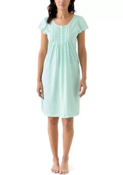 Women's Flutter Sleeve Nightgown