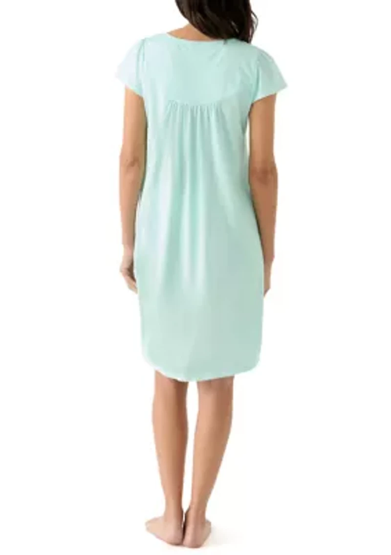 Women's Flutter Sleeve Nightgown