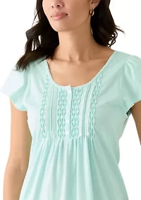 Women's Flutter Sleeve Nightgown