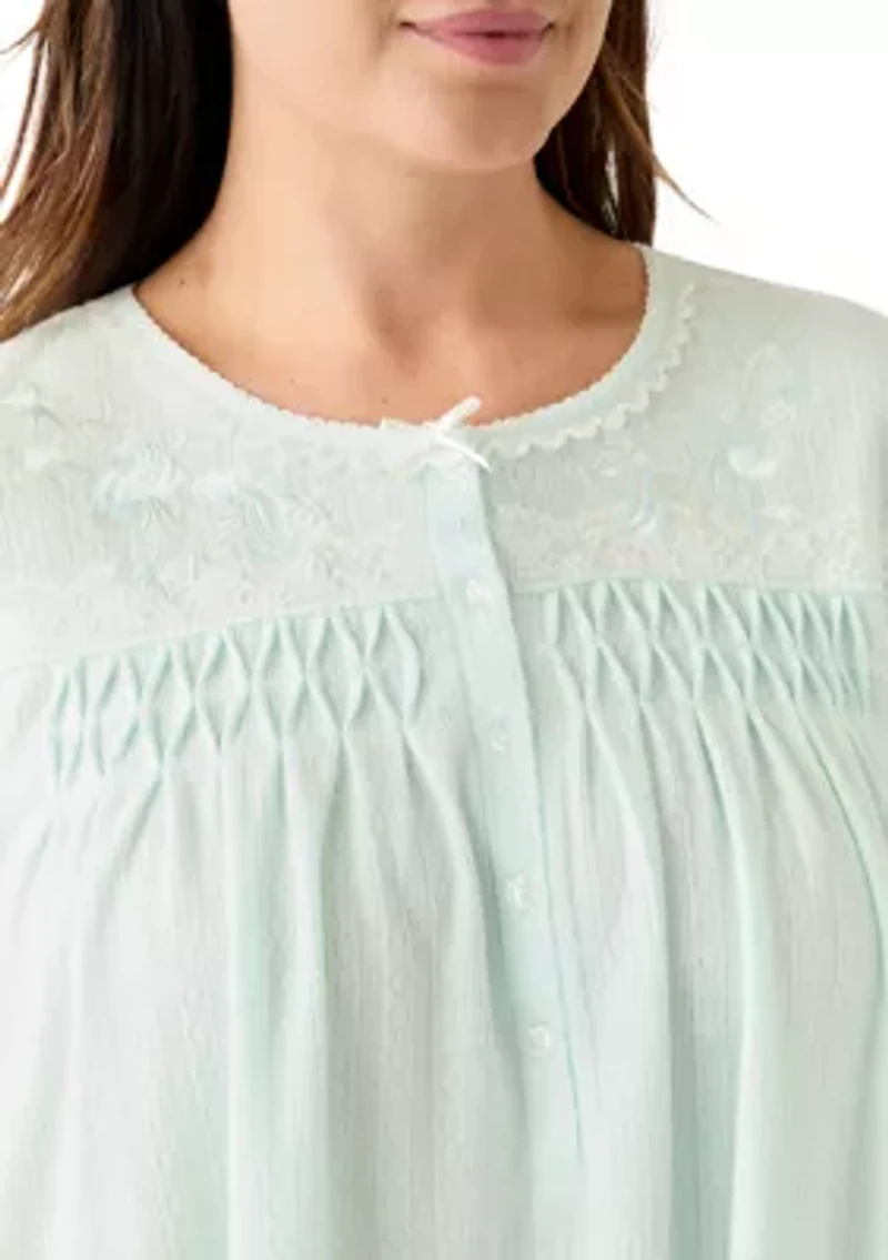 Plus Long Sleeve Nightgown