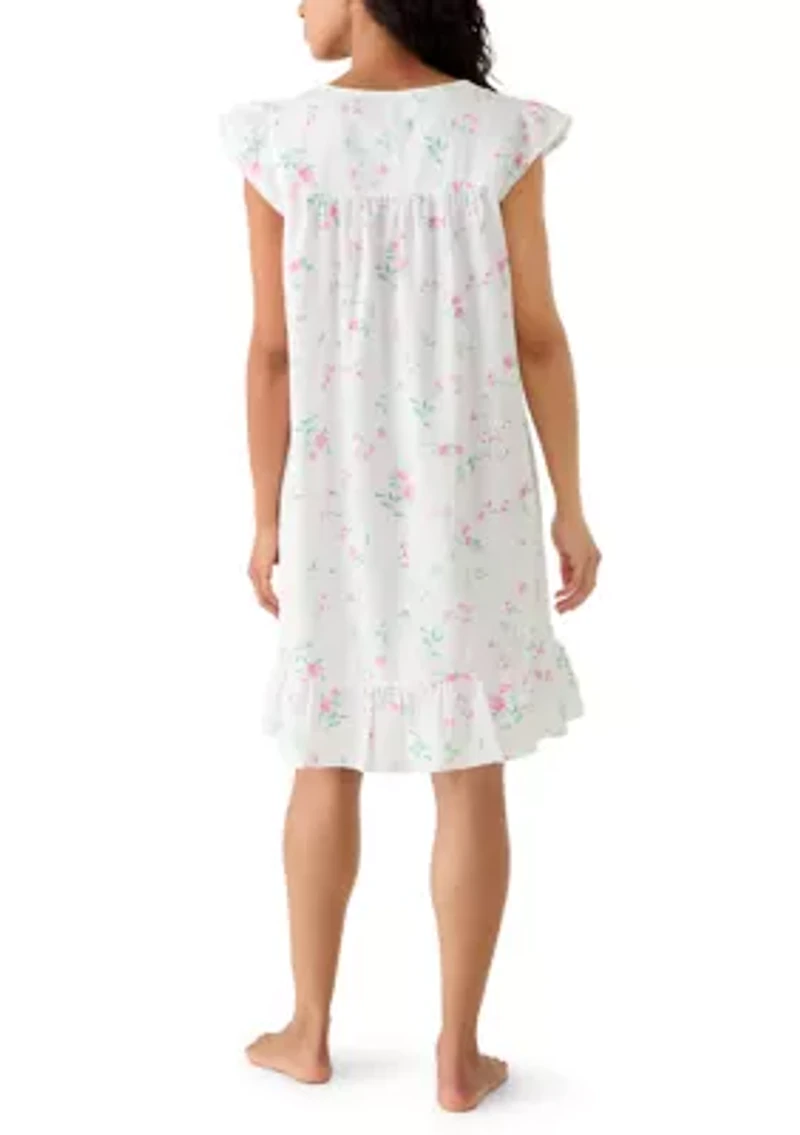 Women's Seersucker Short Nightgown