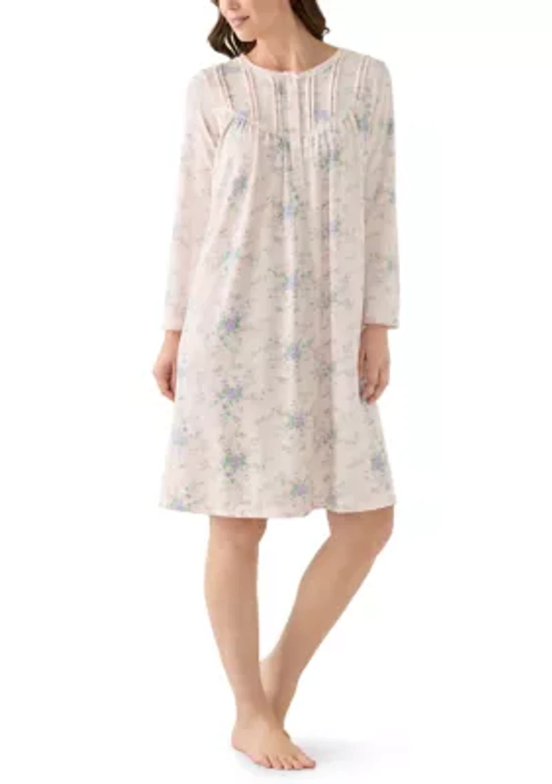 Women's Long Sleeve Short Gown