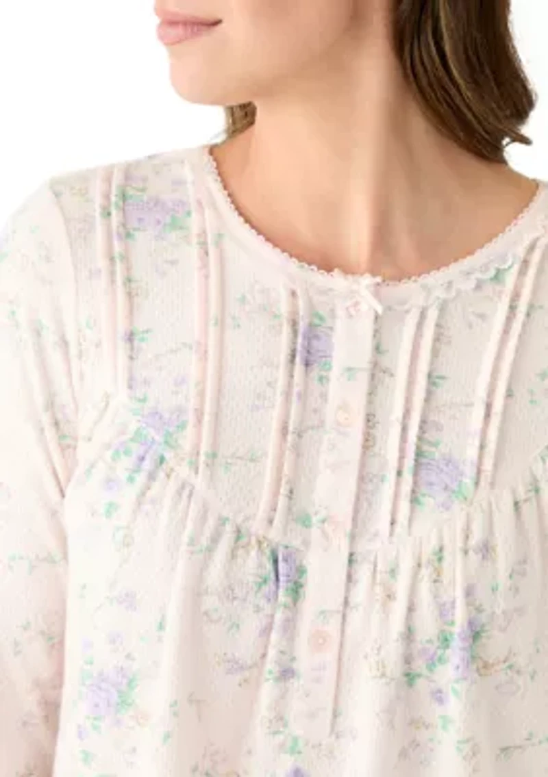 Women's Long Sleeve Short Gown