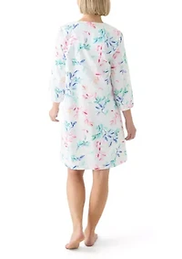 Short Snap Front Robe