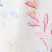 Printed Cap Sleeve Long Nightgown