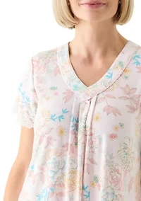 Women's Cottonessa Short Sleeve Long Gown