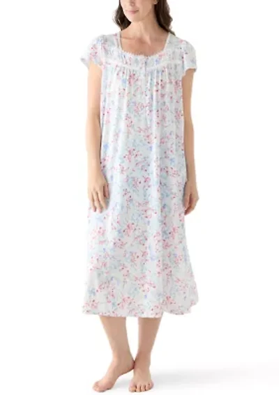 Women's Long Silky Knit Nightgown