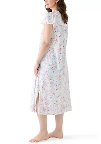 Women's Long Silky Knit Nightgown