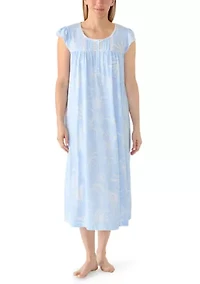 Women's Silky Knit Long Sleep Gown