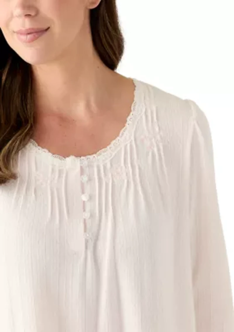 Women's Long Sleeve Nightgown