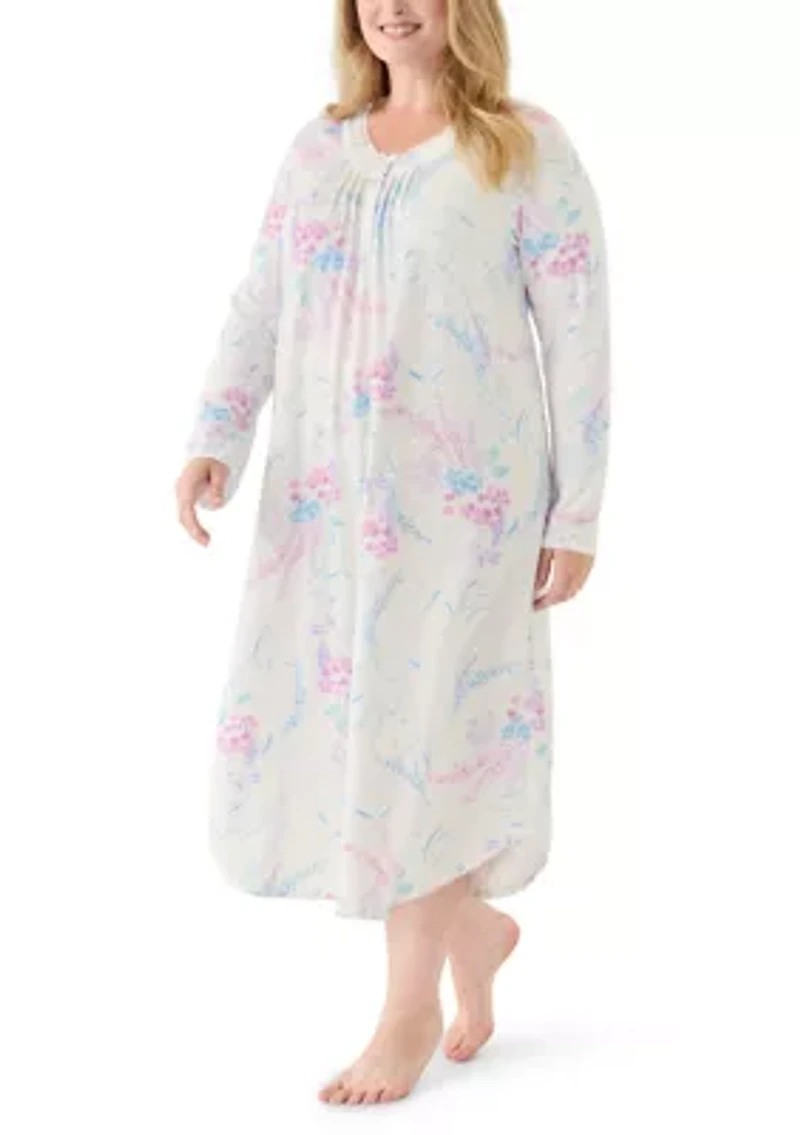 Plus Long Sleeve Gown